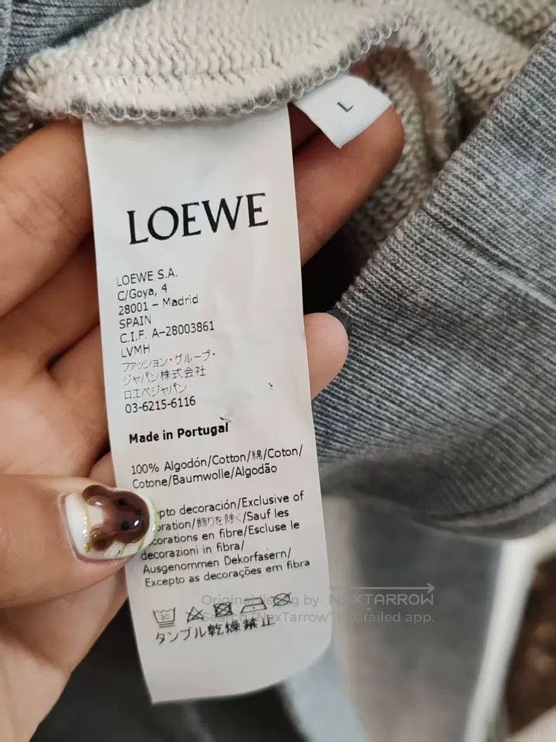 Loewe Loewe Slogan Sweatshirt Size L / US 10 / IT 46 - 3 Thumbnail