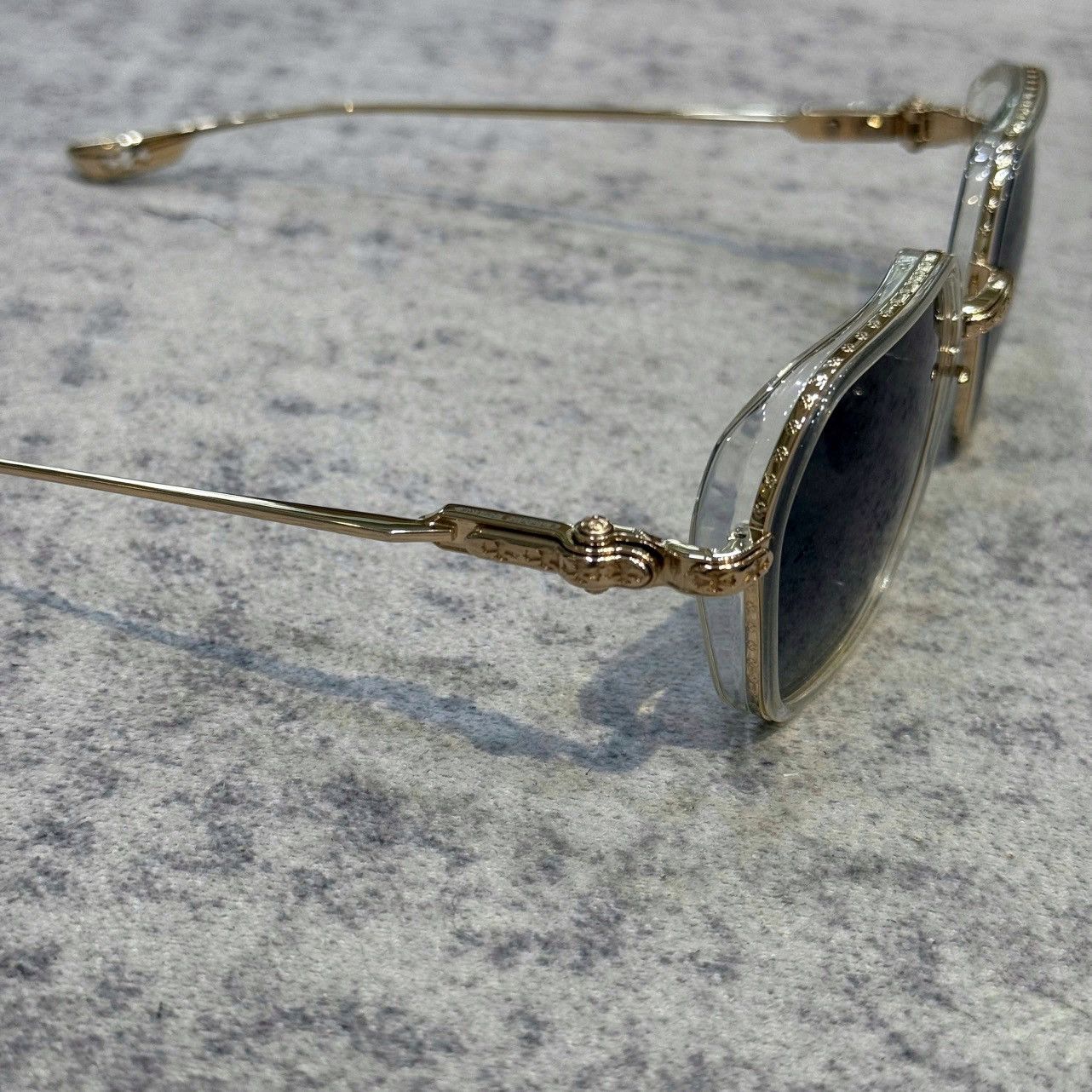 Chrome Hearts CHROME HEARTS DANGER ZONE CRYSTAL/GOLD PLATED Size ONE SIZE - 3 Thumbnail
