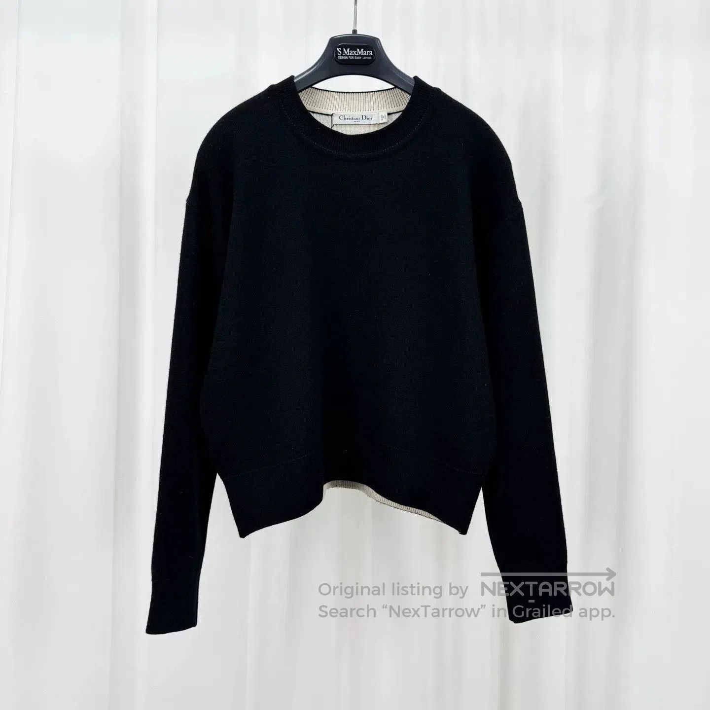 Dior Dior Black Cashmere Knit Sweater. Size XS / US 0-2 / IT 36-38 - 2 Thumbnail