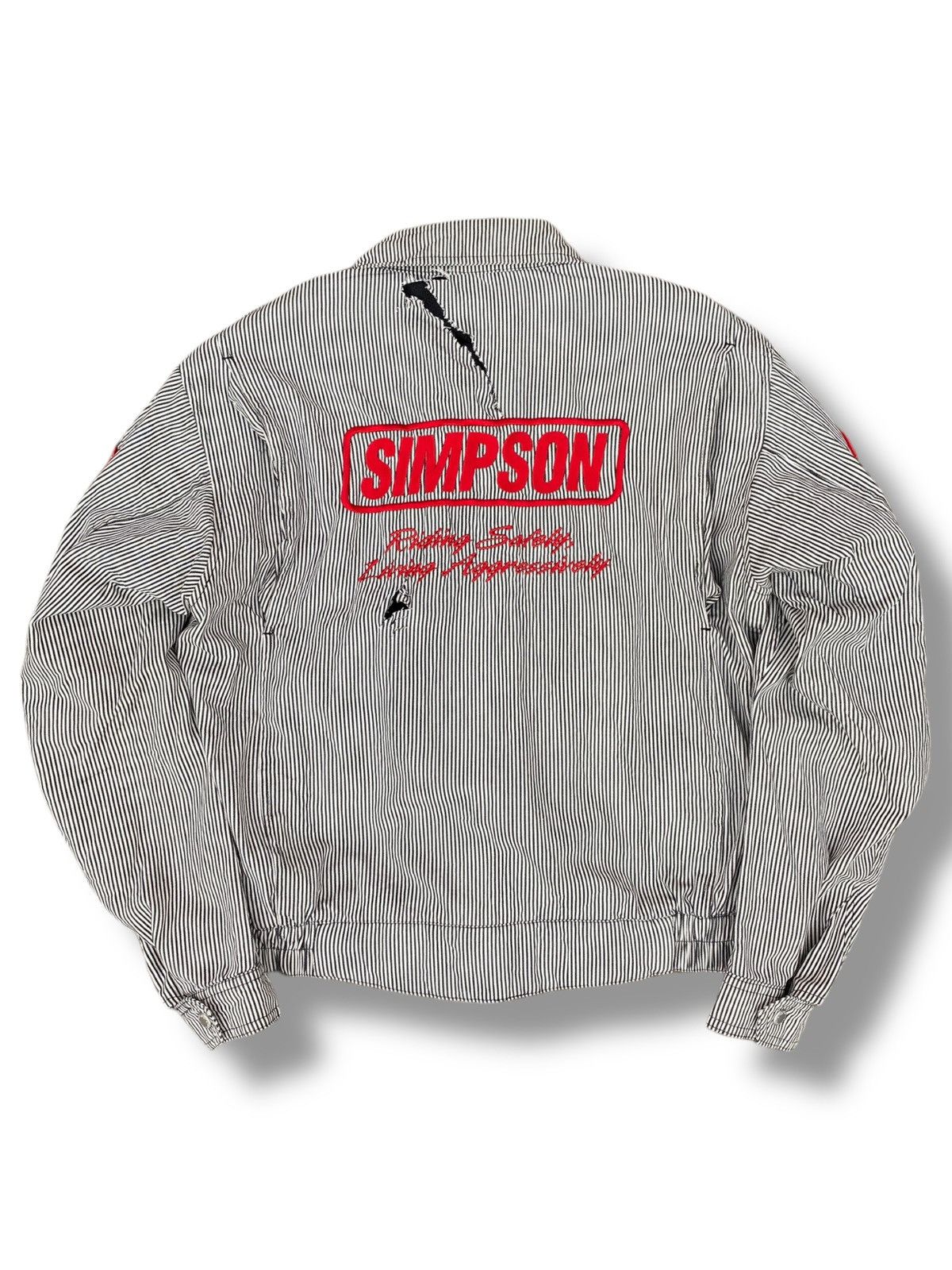 Vintage Simpson Racing Tear Jacket. #E6