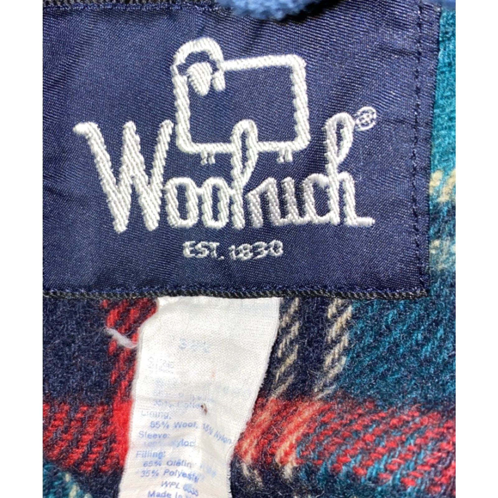 Vintage VINTAGE Woolrich Jacket Blue Plaid Lined Full Zip 25 In Armpit Men L Regular Woolrich Full Zip Mens Blue Plaid Jacket Size US L / EU 52-54 / 3 - 6 Thumbnail