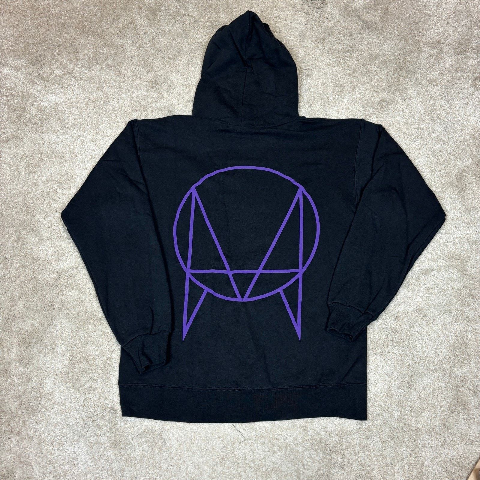 Revenge REVENGE Rhinestone Hoodie Mens Size S Black Streetwear Size US S / EU 44-46 / 1 - 3 Thumbnail
