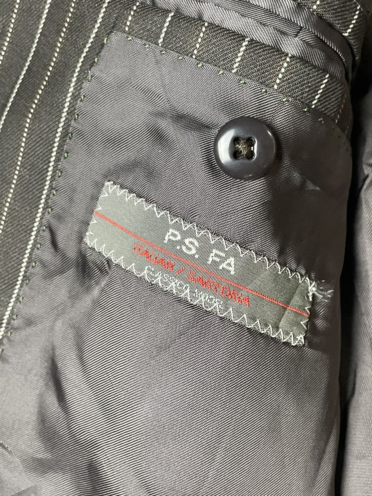 Hugo × Japanese Brand × Vintage Hugo by Lassier x P.S FA Stripes Light Coat (109) Size US XXS / EU 40 - 9 Thumbnail