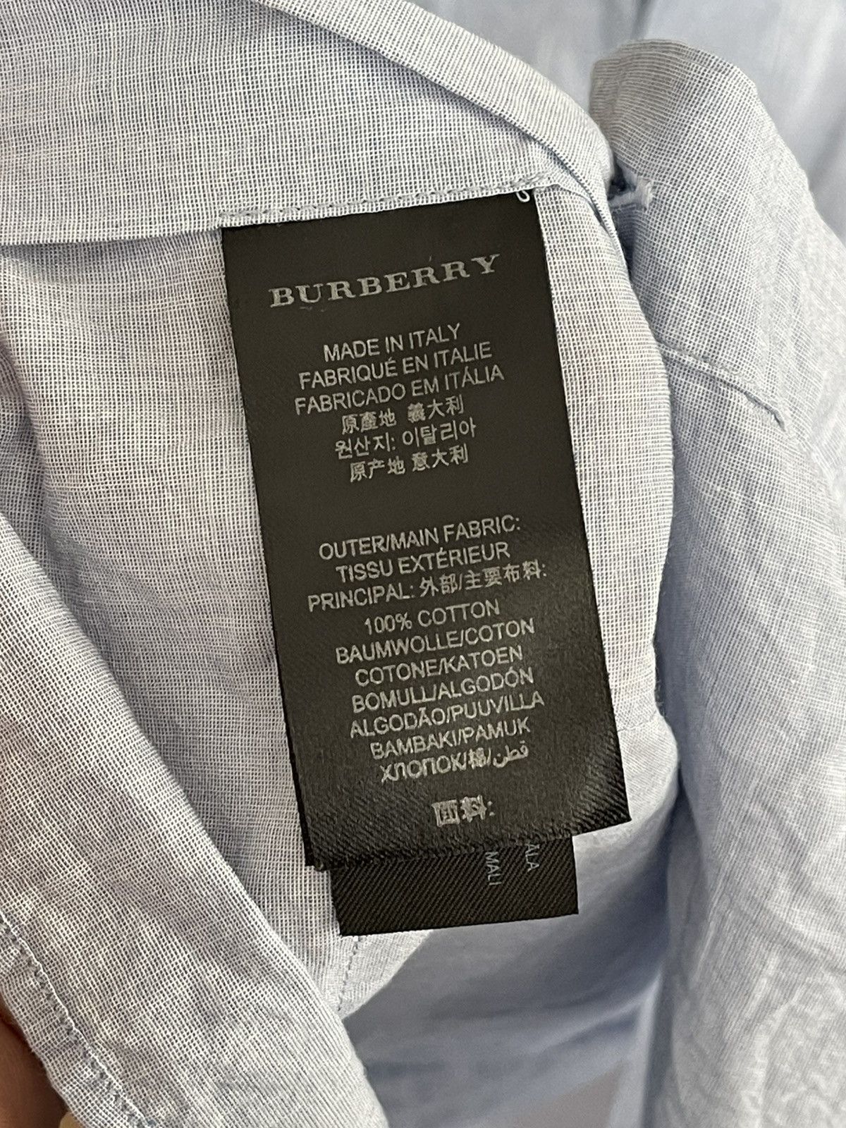Burberry Prorsum Burberry Prorsum Shirt Button Up Long Sleeve Size US L / EU 52-54 / 3 - 14 Thumbnail