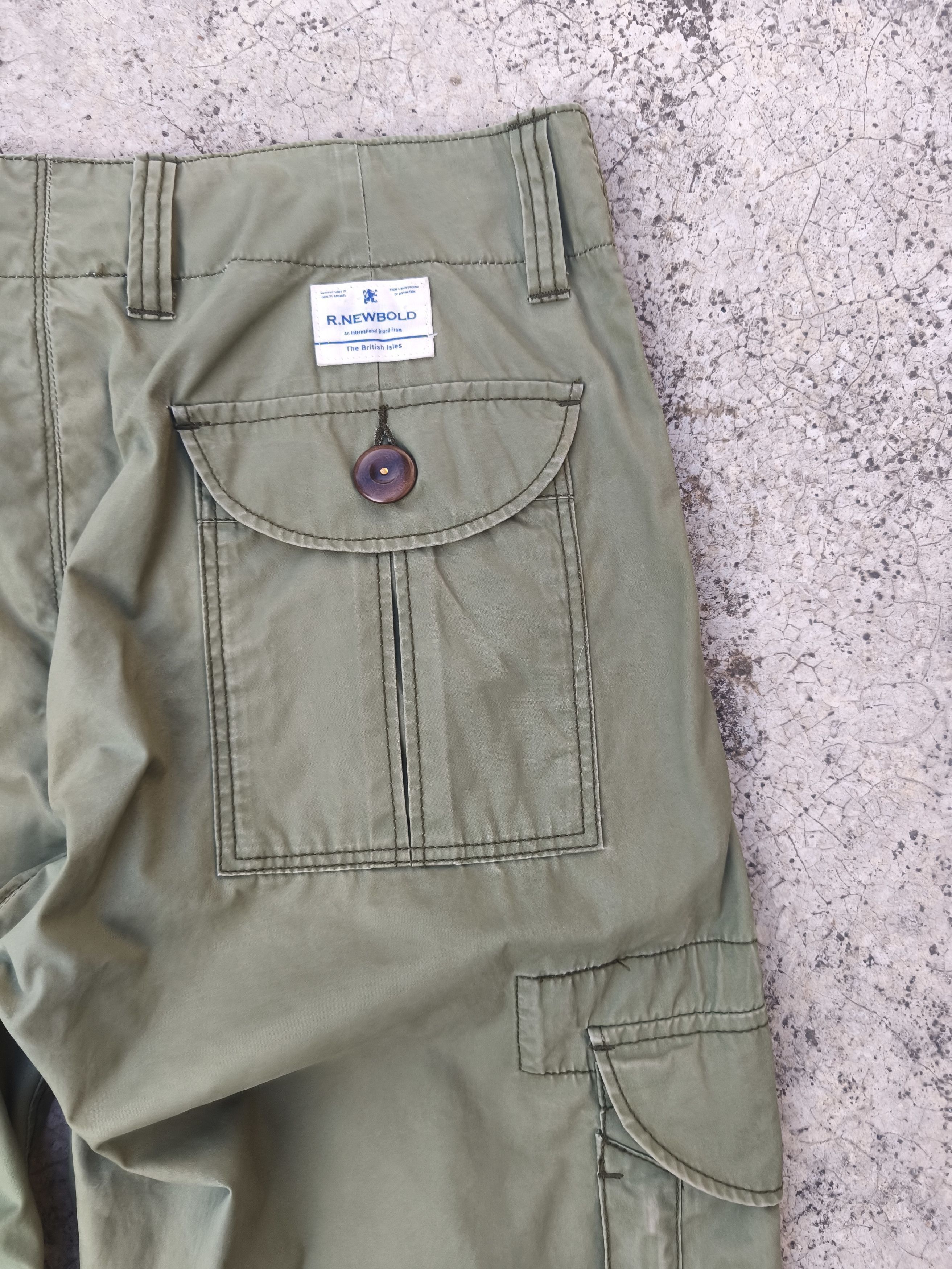 R.Newbold R Newbold Cargo pants Olive Green color Size US 32 / EU 48 - 8 Thumbnail