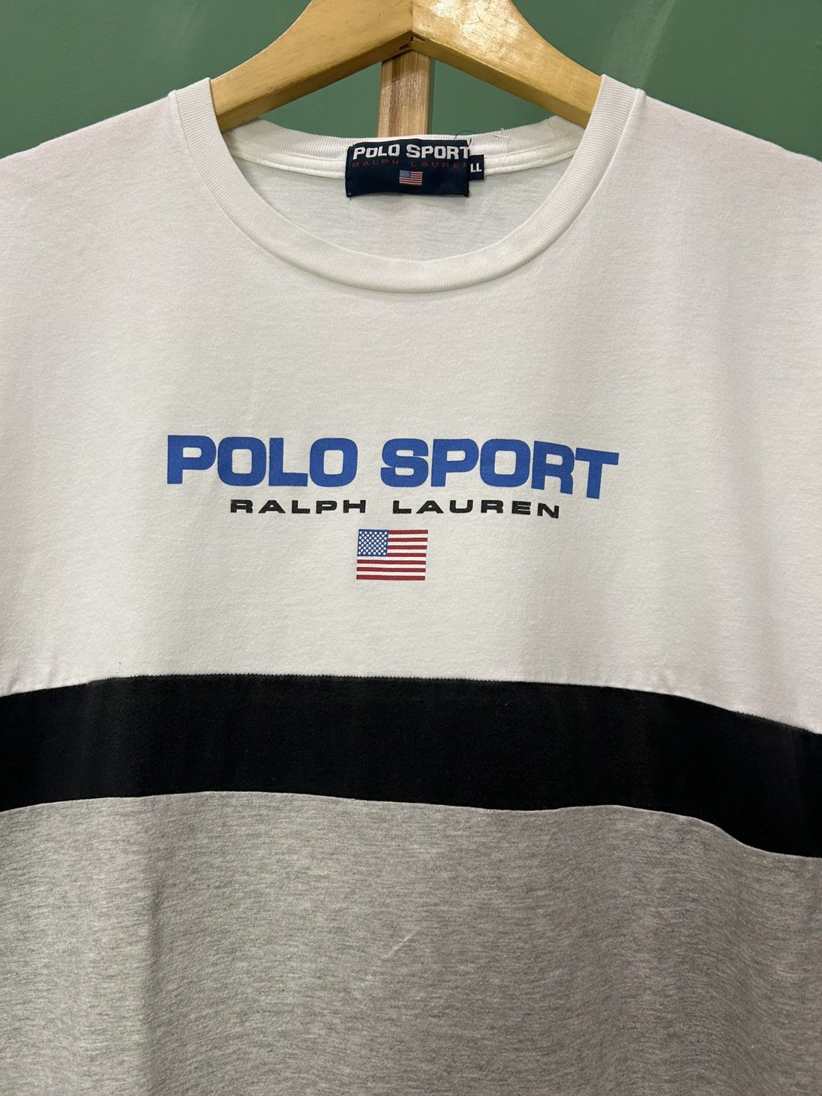 Polo Ralph Lauren Polo Sport Ralph Lauren 3 Tone Vintage Size US L / EU 52-54 / 3 - 2 Thumbnail