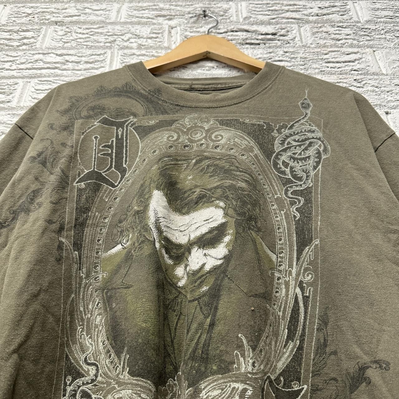 DC Comics Y2K The Dark Knight Batman Joker Affliction Shirt XL 