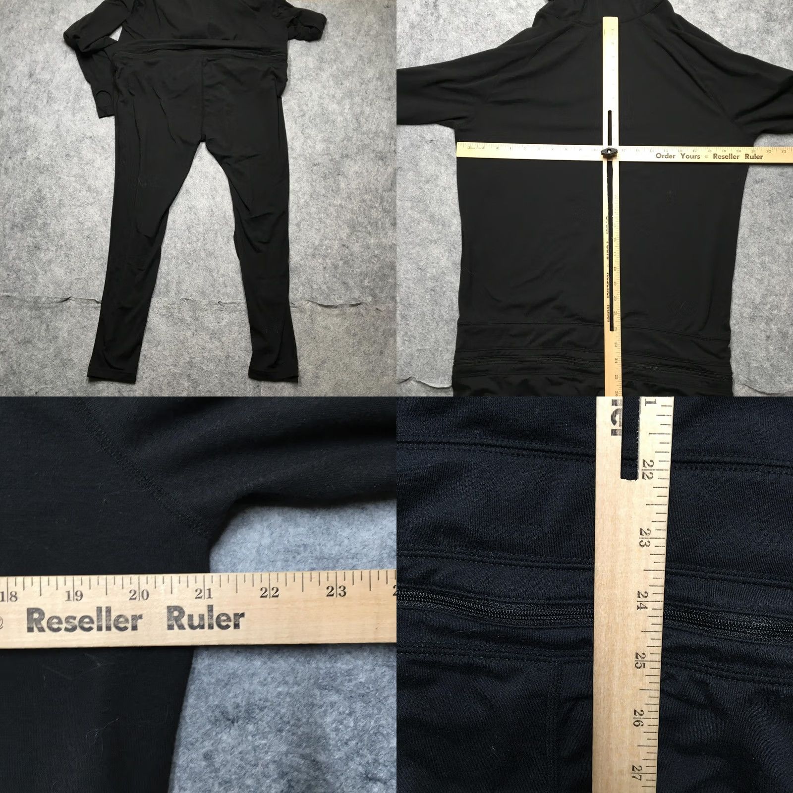 Airblaster Air Blaster Long Johns Hooded One-Piece Base Layer Mens Large L Black Ninja Star Graphic Thermal Ski Hoodie Bodysuit Size 42R - 8 Thumbnail