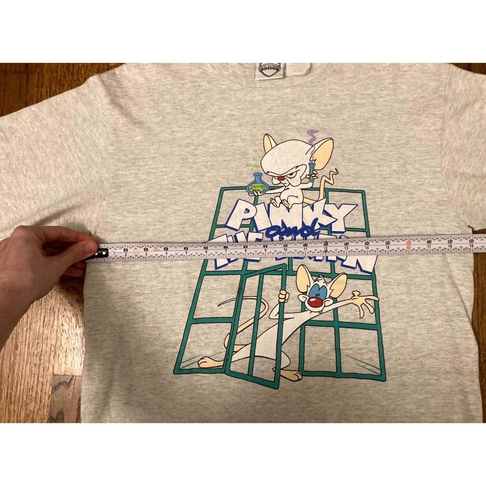 Vintage Vintage Animaniacs Pinky and the Brain Shirt Mens Size Medium Gray 90s USA T Size US M / EU 48-50 / 2 - 5 Thumbnail