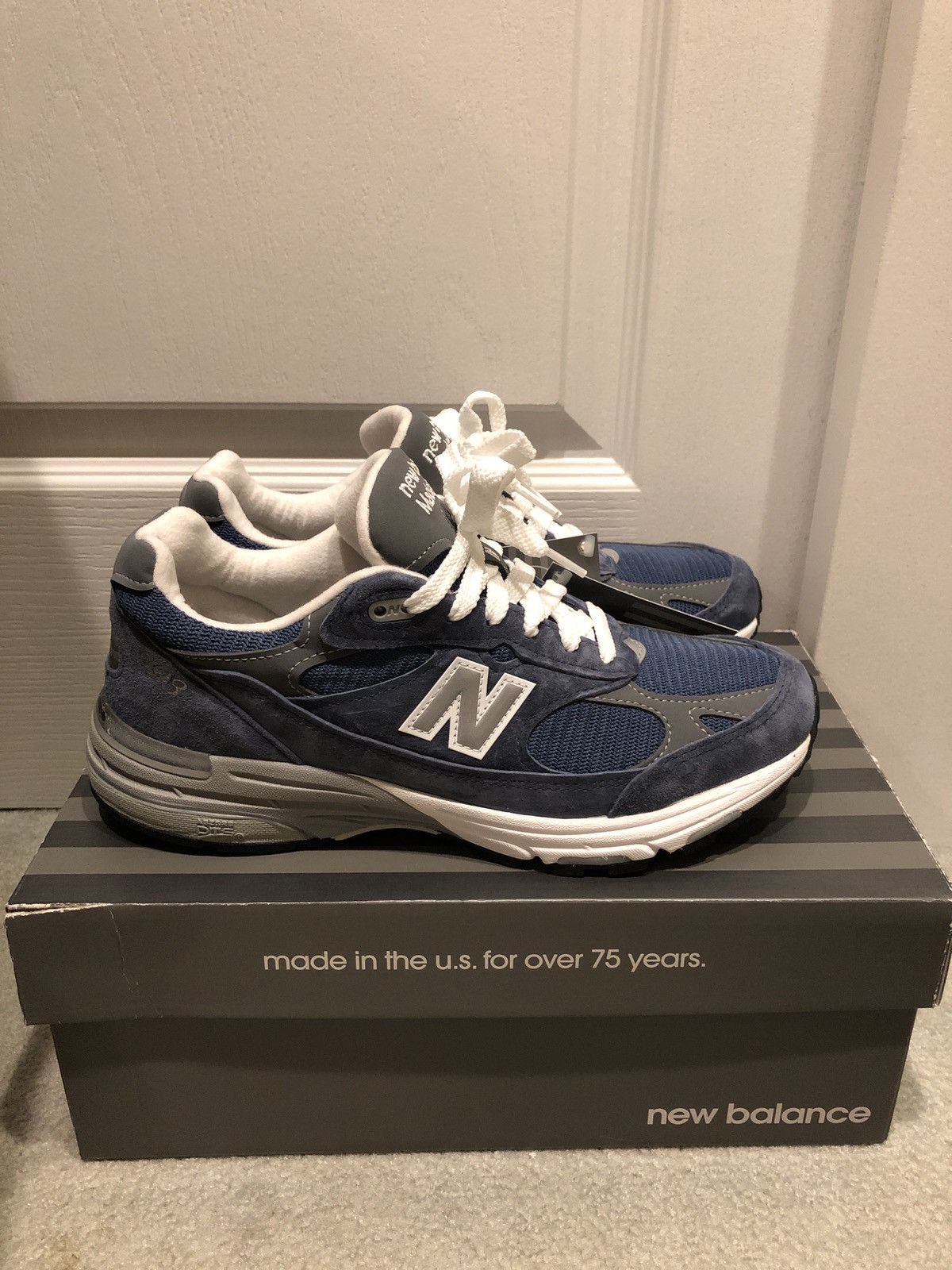Navy Blue New Balance 993 Buy Buy New Balance 993 Made In USA 2E 