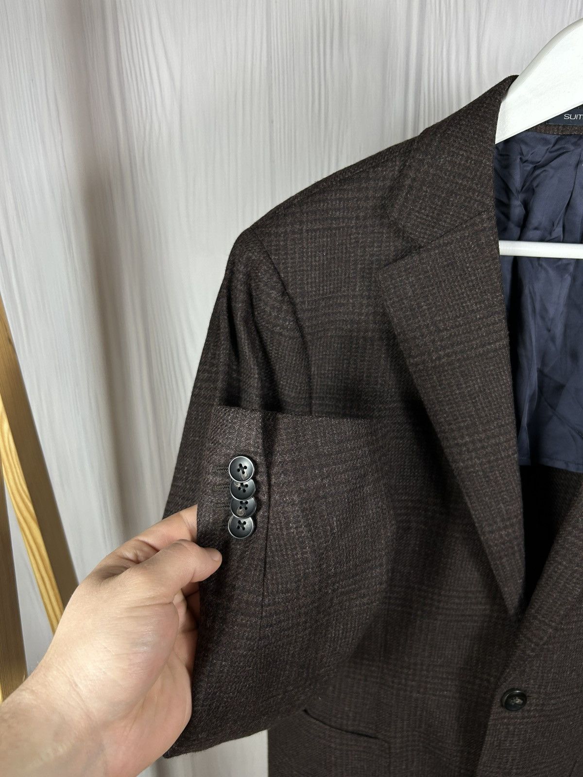 Suitsupply Suitsupply Havana Patch HL Slim Wool Blazer Jacket Size 48 Size 48S - 5 Thumbnail