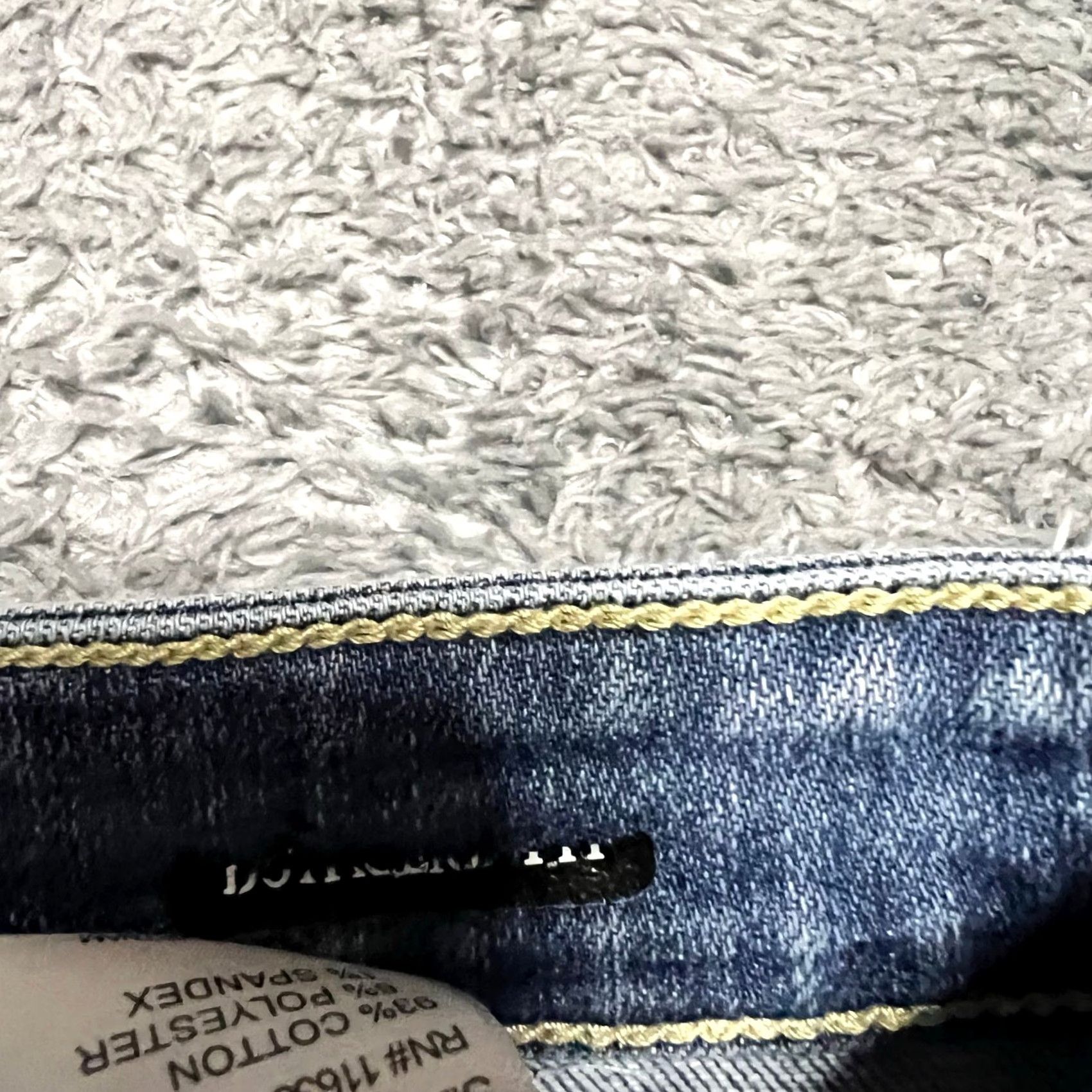 Denime Judy Blue Jeans Womens Boyfriend Mid Rise Ankle Blue Denim 27x29 1/25 Blue Womens Size 42" / US 20 - 6 Thumbnail