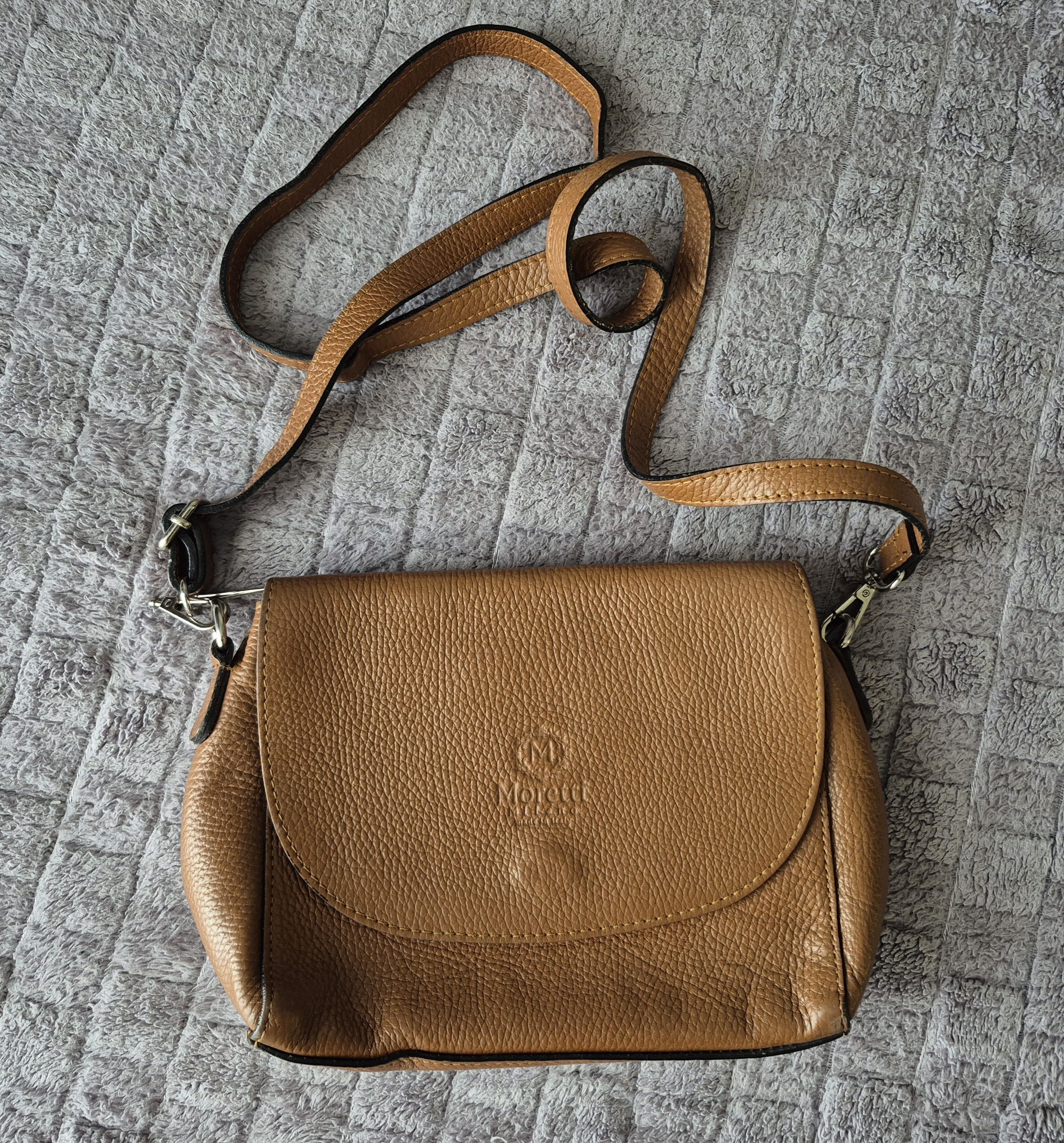 Vintage Moretti Italian leather bag Size ONE SIZE - 1 Thumbnail