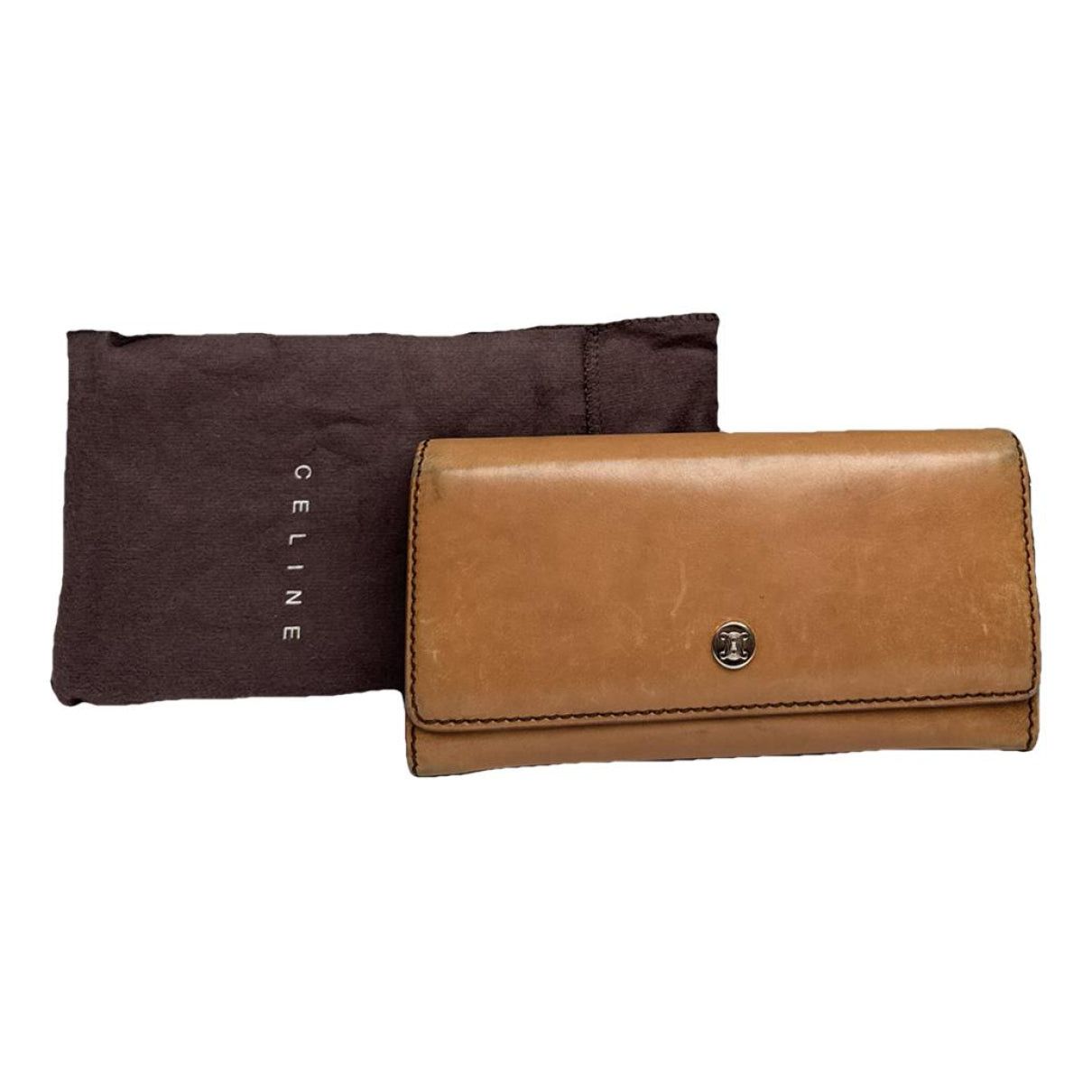 Celine Triomphe Brown Leather Wallet Size ONE SIZE - 1 Thumbnail