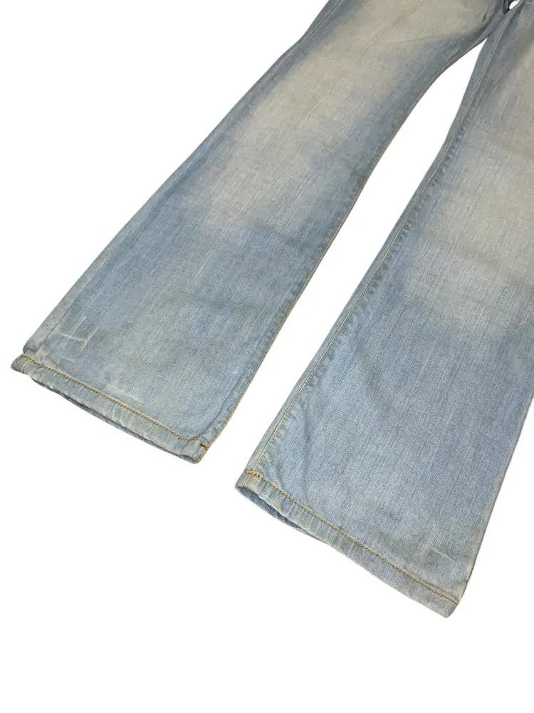 Morgan Homme 2000s Morgan De Toi flared washed blue jeans Size US 30 / EU 46 - 4 Thumbnail