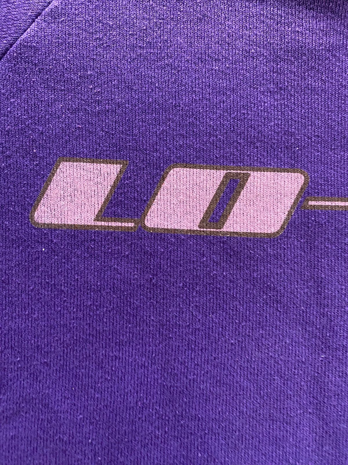 Fruit Of The Loom Vintage 90’s Lo-Fi Purple Raglan Crewneck Sweatshirt Size US XL / EU 56 / 4 - 4 Thumbnail