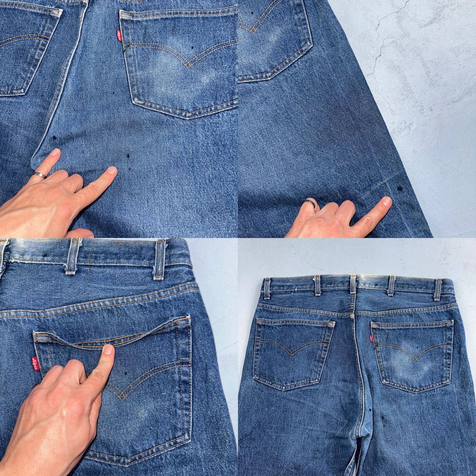 Levi's Levi's 501 Vintage 80s USA Straight Leg Jeans Blue Light Wash 40x33 38x29 Men Denim Cotton Mid Rise Regular Inseam 33 Size US 40 / EU 56 - 10 Thumbnail