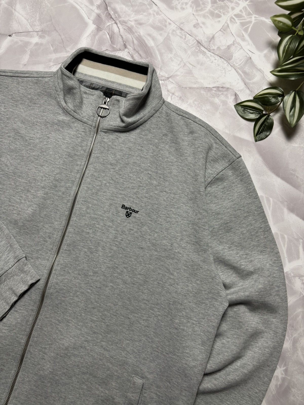 Barbour Barbour Merewood Full Zip Sweatshirt Heather Mens 2XL Size US XXL / EU 58 / 5 - 3 Thumbnail