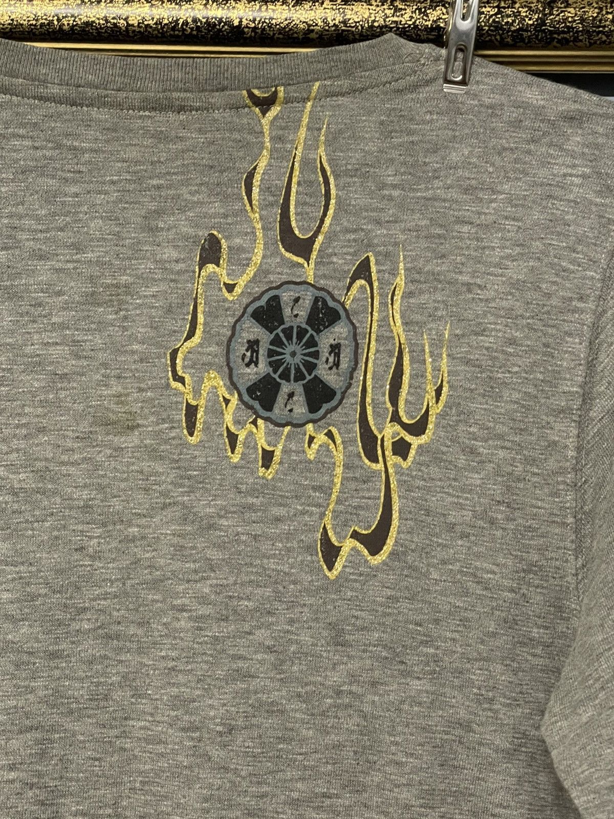 Designer × Japanese Brand × Vintage Vintage 1990s Japan Designer Distressed Koi Traditional Tee Size US S / EU 44-46 / 1 - 10 Thumbnail
