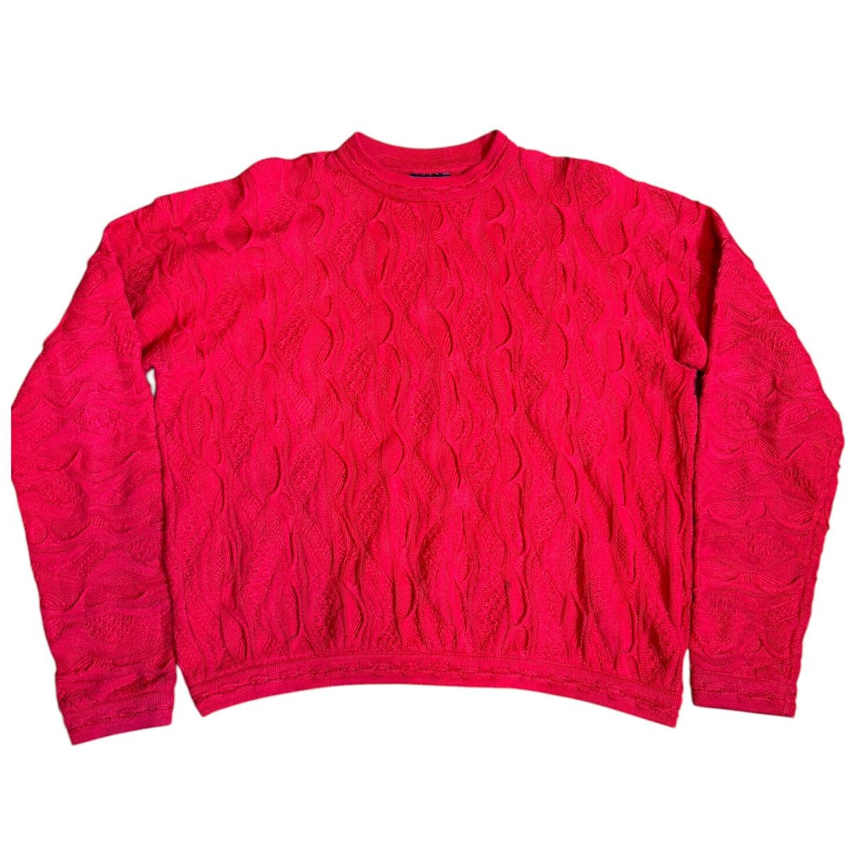 Coogi Vintage COOGI Australia 3D Knit Sweater Red Mens L Biggie Size US L / EU 52-54 / 3 - 1 Thumbnail
