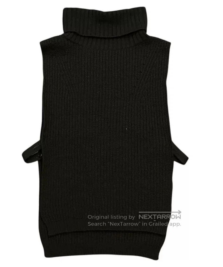 Yohji Yamamoto Y's Yohji Yamamoto 19AW Black Turtleneck Knit Vest. Size XS / US 0-2 / IT 36-38 - 1 Thumbnail