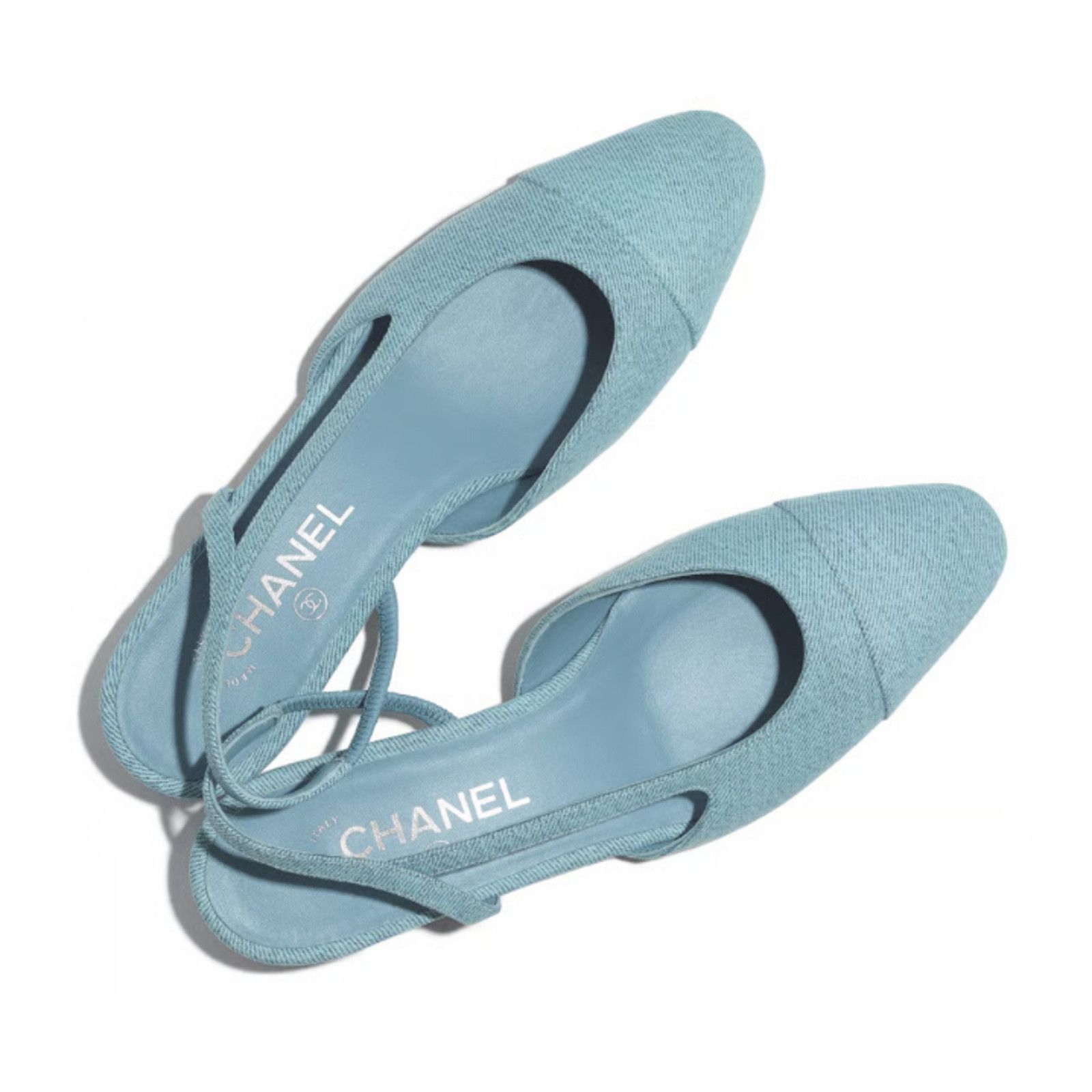 Chanel Chanel 21S Denim Blue Neon Mademoiselle Coco Sling Size US 7 / IT 37 - 4 Thumbnail