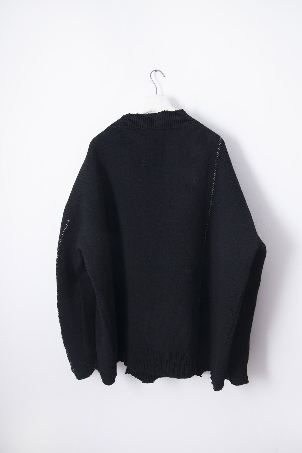 Raf Simons AW16 giant destroyed sweater with patches Size US XXL / EU 58 / 5 - 5 Thumbnail
