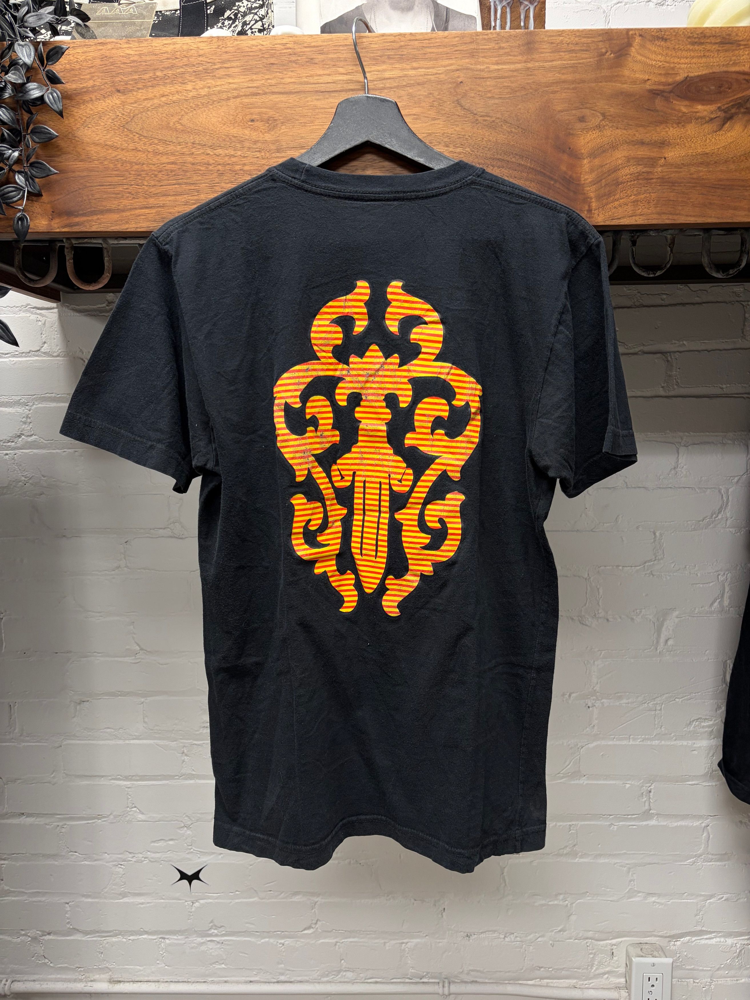 Chrome Hearts Chrome Hearts 'Floral Snowflake Cross' Black Graphic