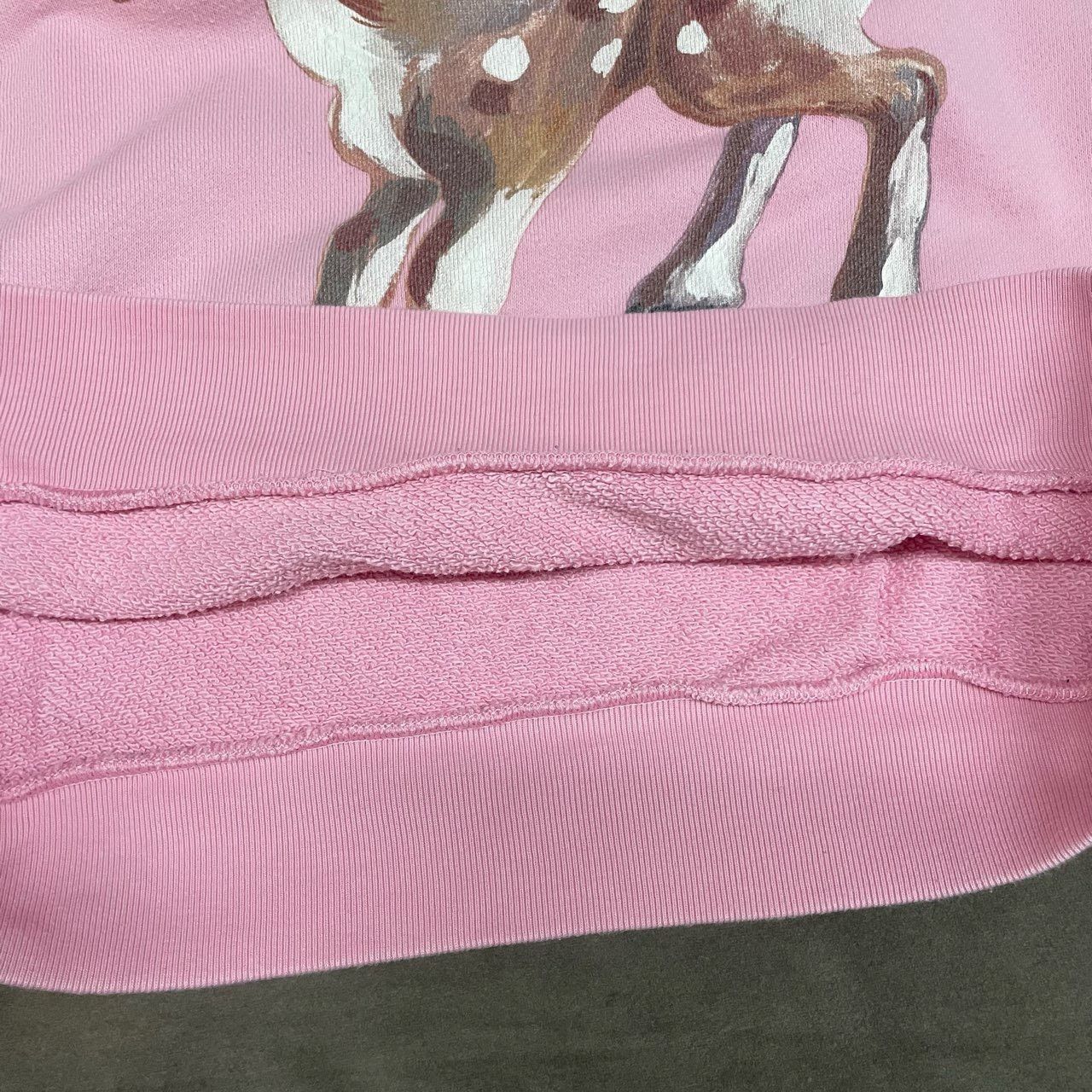 Gucci Gucci Pink deer sweatshirt 2501-Nextarrow Size US S / EU 44-46 / 1 - 3 Thumbnail