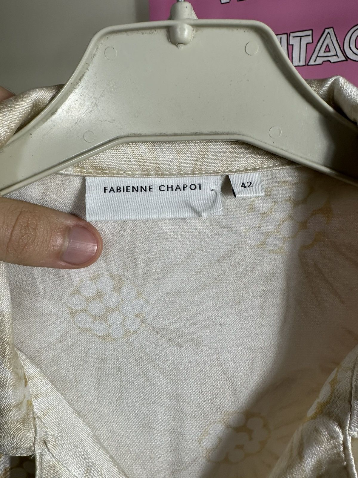 Other Fabienne Chapot Blouse Flowered Gold Size M / US 6-8 / IT 42-44 - 13 Thumbnail