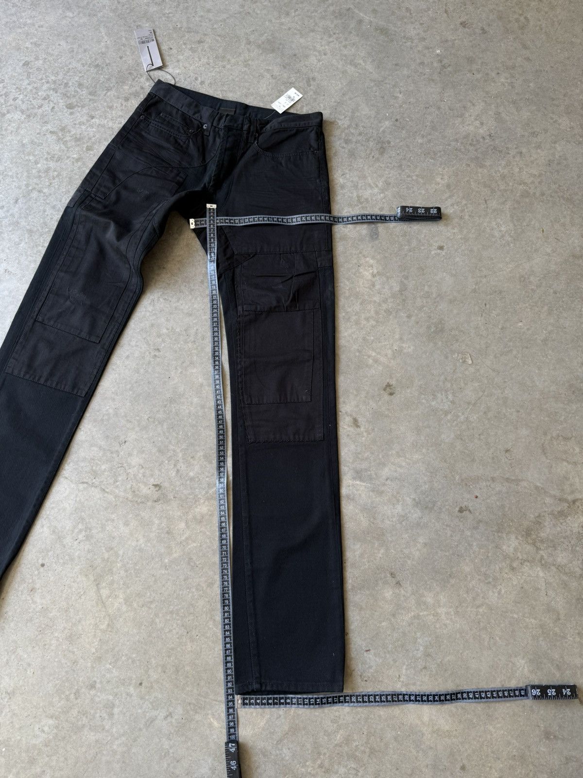 Dior Dior Homme AW07 “Navigate” Patchwork Denim by Hedi Slimane Size US 30 / EU 46 - 14 Thumbnail