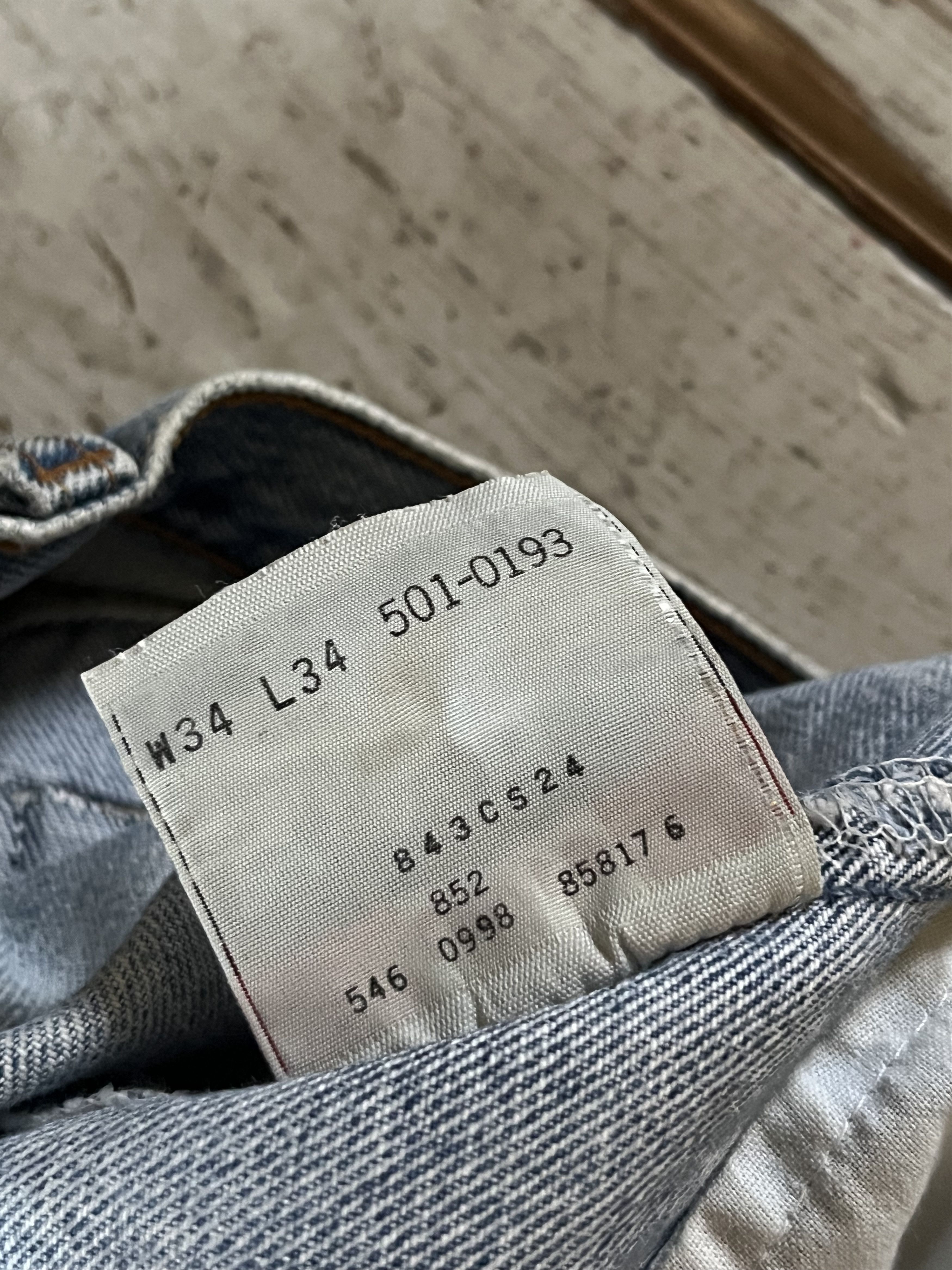 Levi's × Levi's Vintage Clothing Vintage 1998 Levi's 501 Made in USA 90s Denim Jeans Size US 34 / EU 50 - 10 Thumbnail