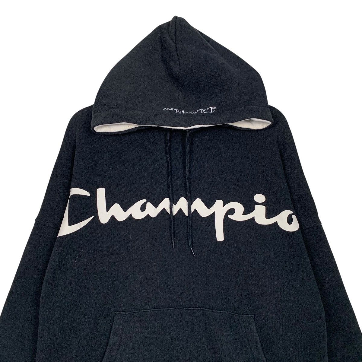 Champion CHAMPION Big Logo Pullover Hoodie Sweatshirt #3546-C162 Size US L / EU 52-54 / 3 - 2 Thumbnail
