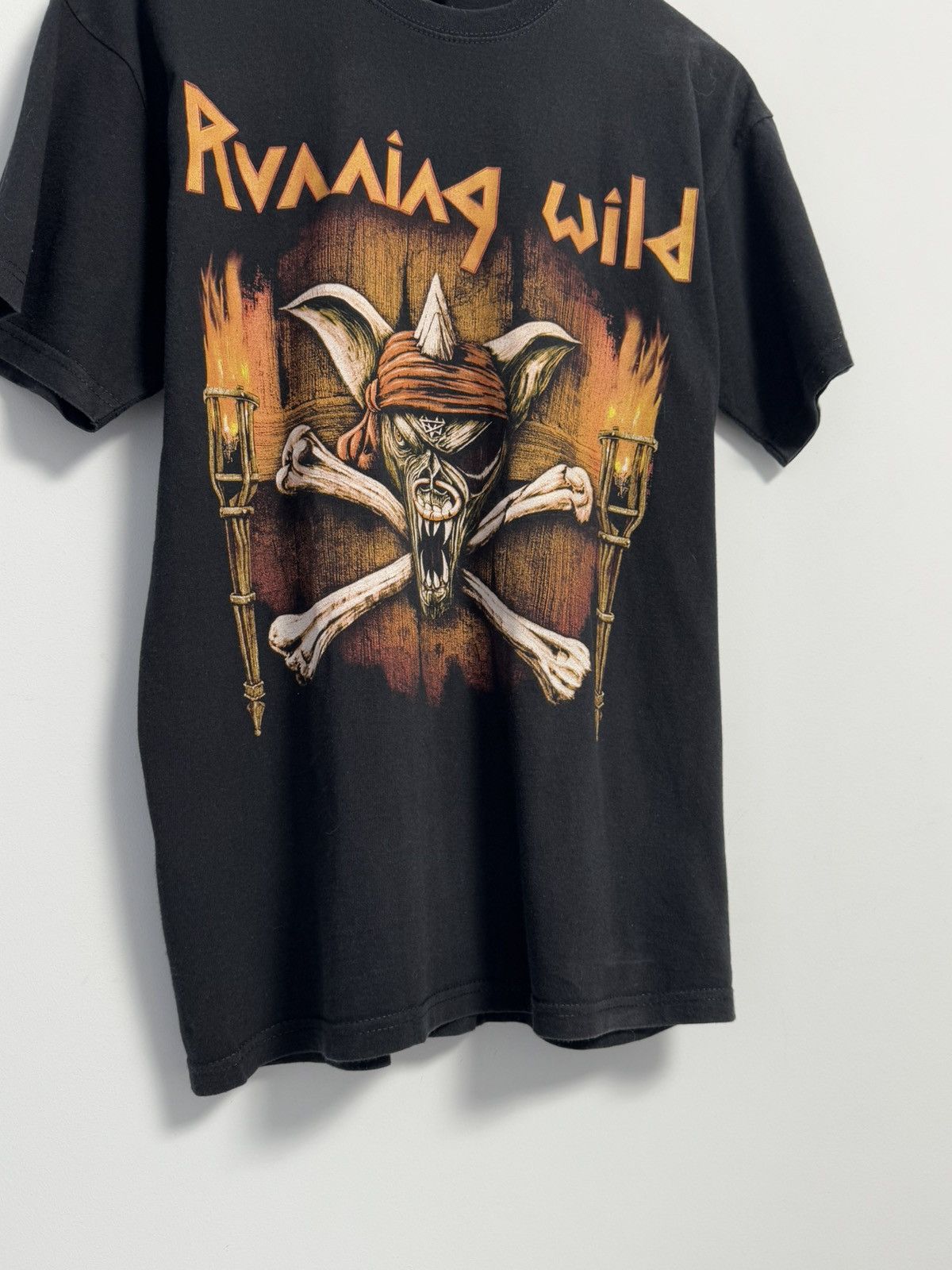Designer × Japanese Brand × Vintage RUNNING WILD Vintage Band T-Shirt skulls tee Size US M / EU 48-50 / 2 - 3 Thumbnail