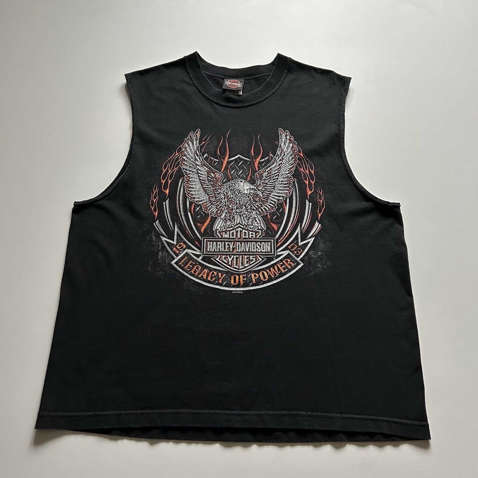 Vintage Harley Davidson Motorcycles Biker Tank Top Shirt XL