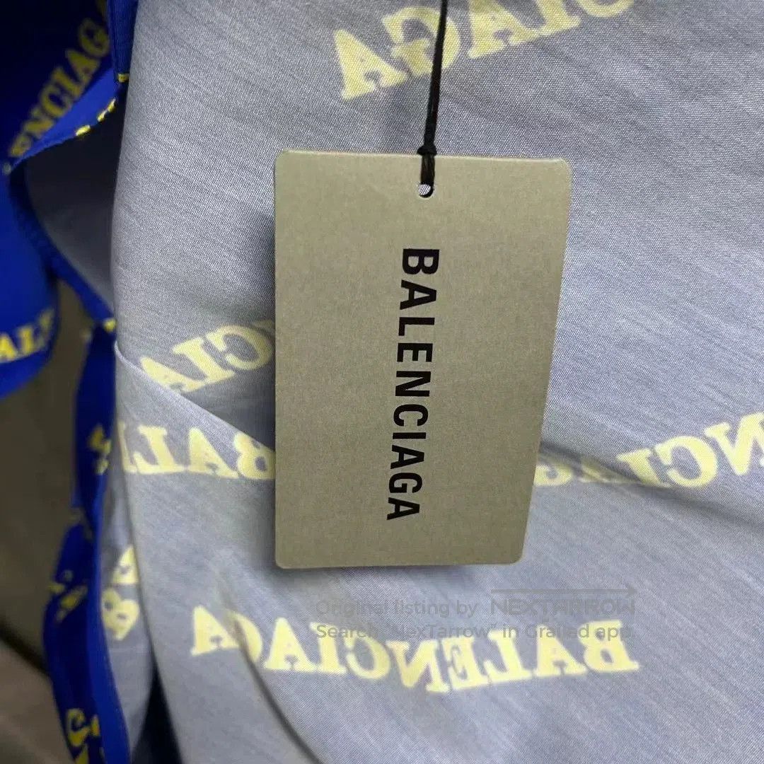Balenciaga Balenciaga Logo Print Short Sleeve Shirt. Size US XS / EU 42 / 0 - 6 Thumbnail