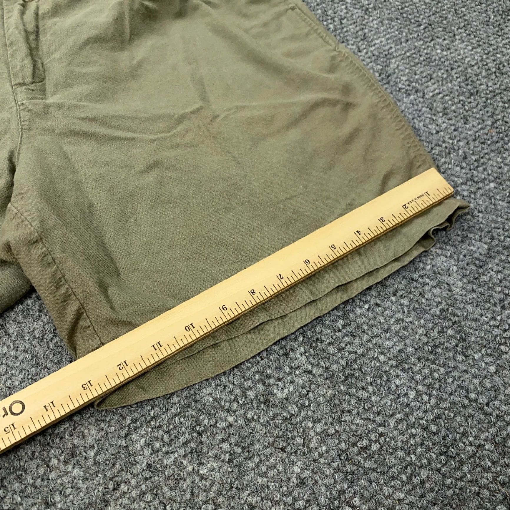 Chaps VTG Chaps Shorts Mens Size 38 Beige Relaxed Golf Linen Blend 90s Size US 38 / EU 54 - 5 Thumbnail