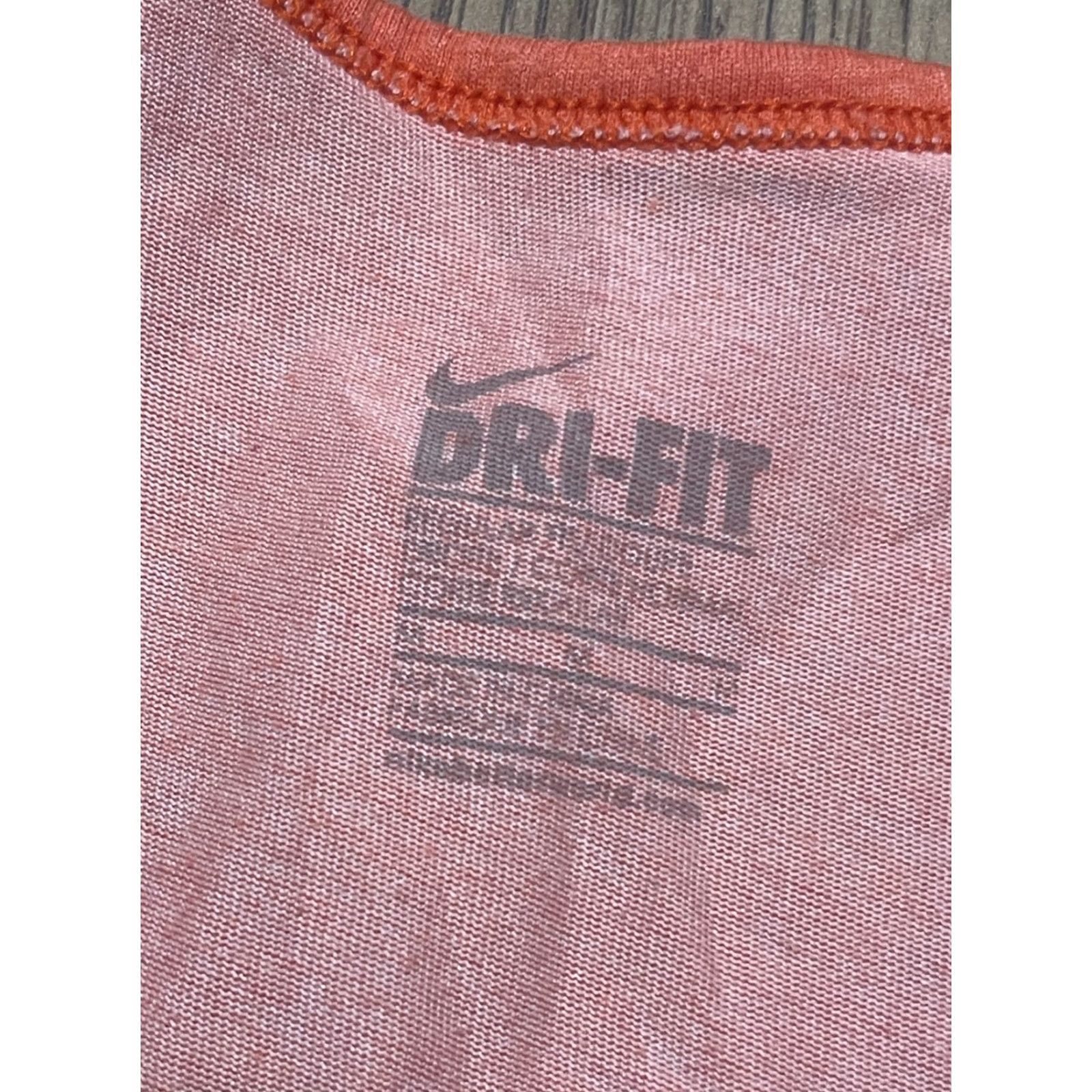 Nike Nike Dri Fit Tank Top Women Sleeveless Orange Medium Size M / US 6-8 / IT 42-44 - 3 Thumbnail