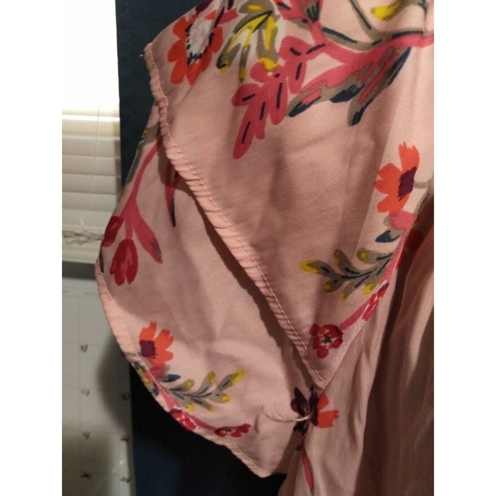 Other Terra Sky Womens (14w)Drop Shoulder Flutter Sleeve Floral Size XL / US 12-14 / IT 48-50 - 4 Thumbnail