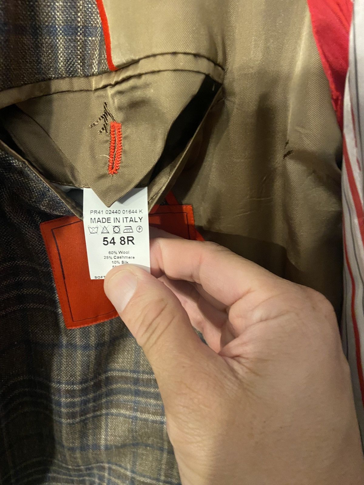 Isaia 3750$ Isaia Napoli Dustin blazer Size 54L - 7 Thumbnail
