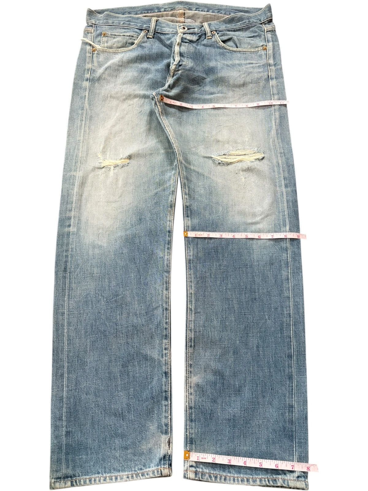 Diesel Vintage Japanese Brand Faded Wash Distressed Jeans Size US 36 / EU 52 - 8 Thumbnail