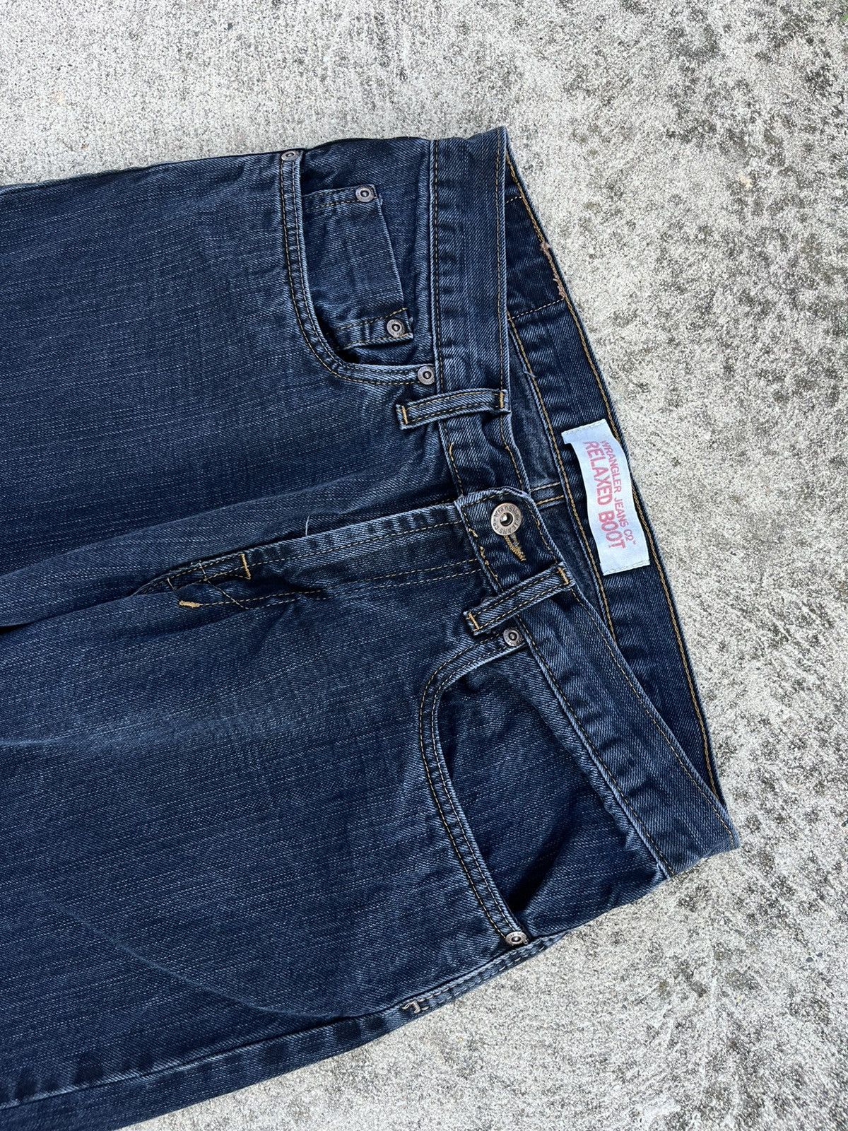 JNCO × Vintage × Wrangler Vintage Y2K Wrangler Relaxed Boot Baggy Jeans Size US 29 - 3 Thumbnail