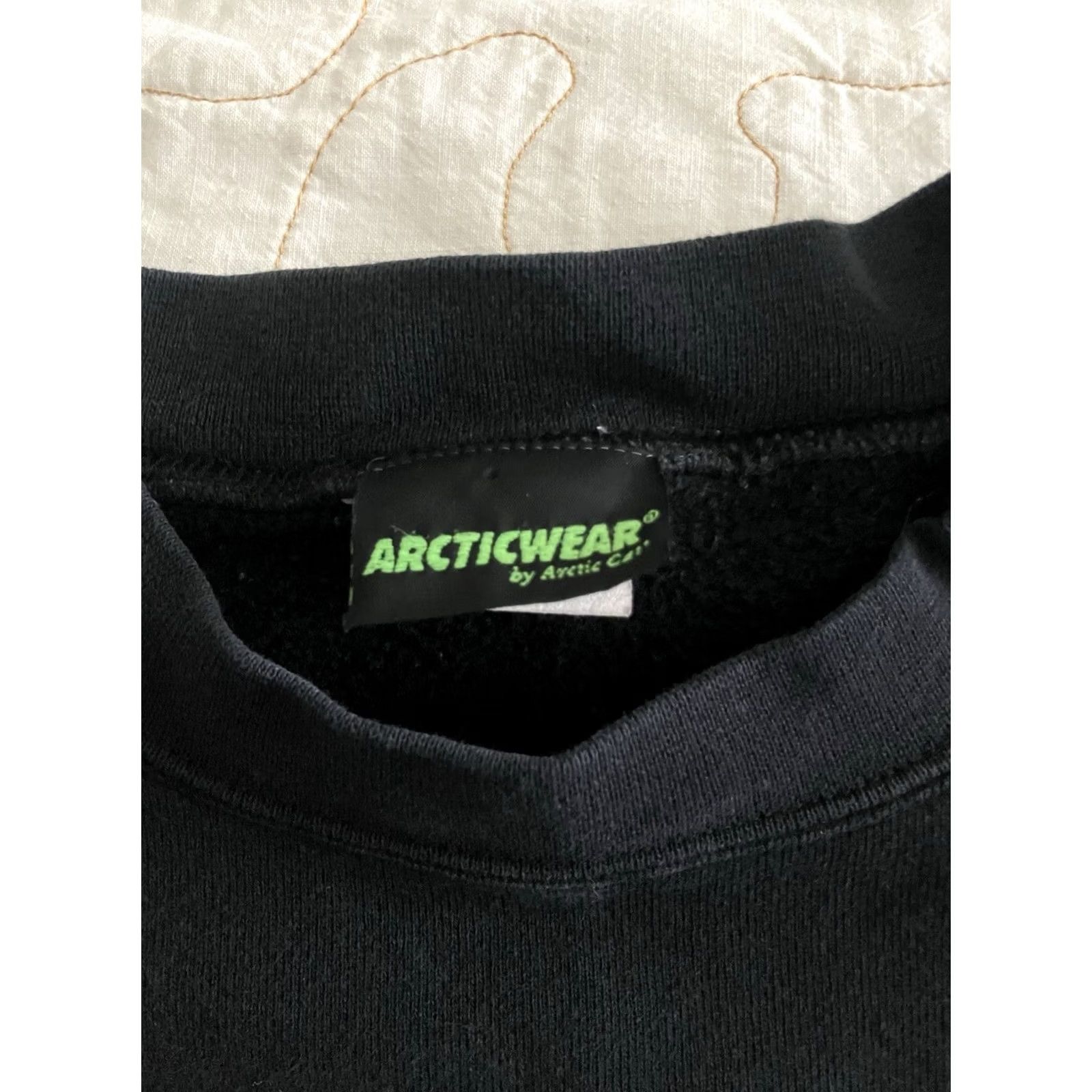 Vintage VINTAGE Arctic Cat Snowmobile Crewneck Sweatshirt Logo Black Small Men Pullover 90s Winter Size US S / EU 44-46 / 1 - 3 Thumbnail