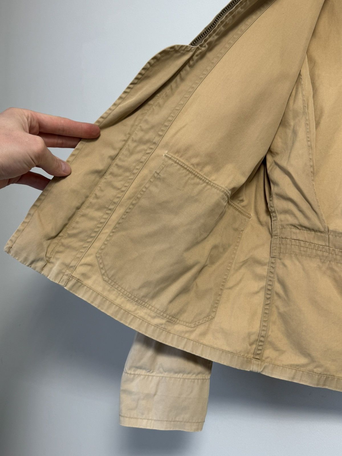 Polo Ralph Lauren Polo Ralph Lauren Beige Zip Jacket Lightweight Casual Size S / US 4 / IT 40 - 15 Thumbnail