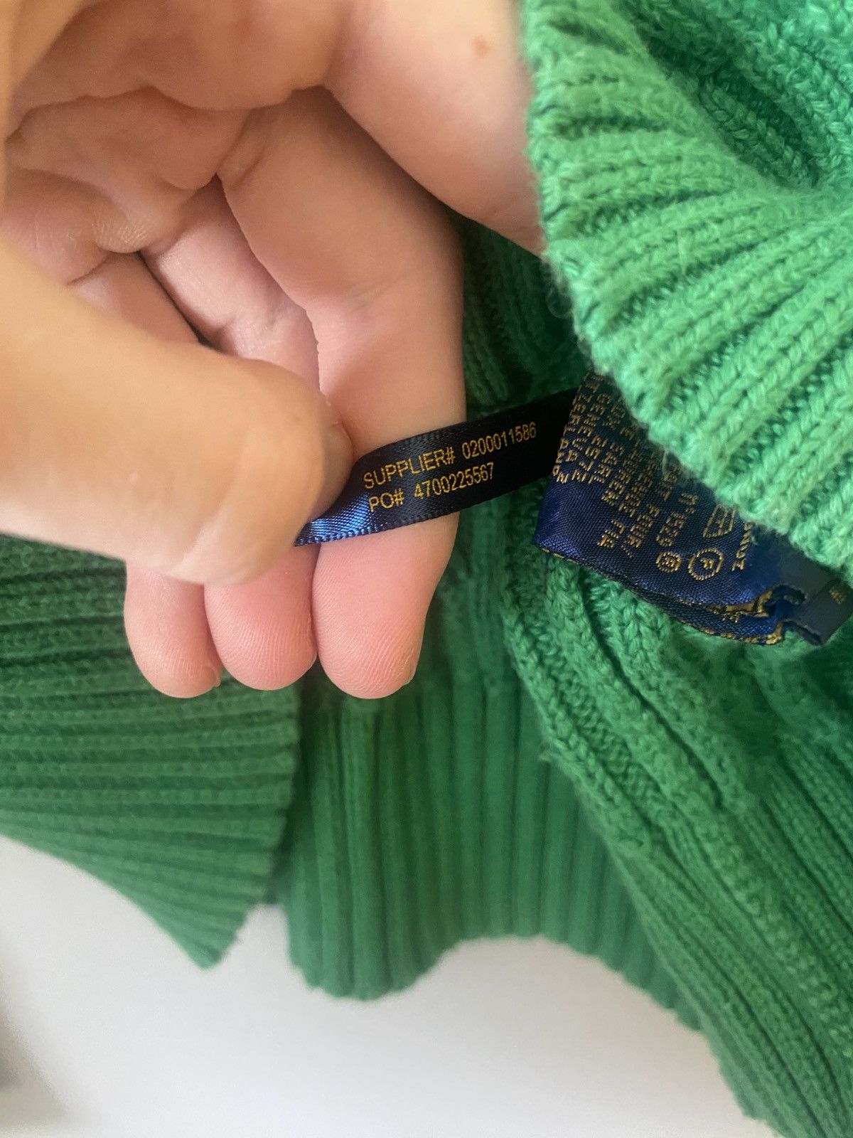 Polo Ralph Lauren × Ralph Lauren Ralph Lauren women’s sweater cableknit green s old money Size S / US 4 / IT 40 - 7 Thumbnail