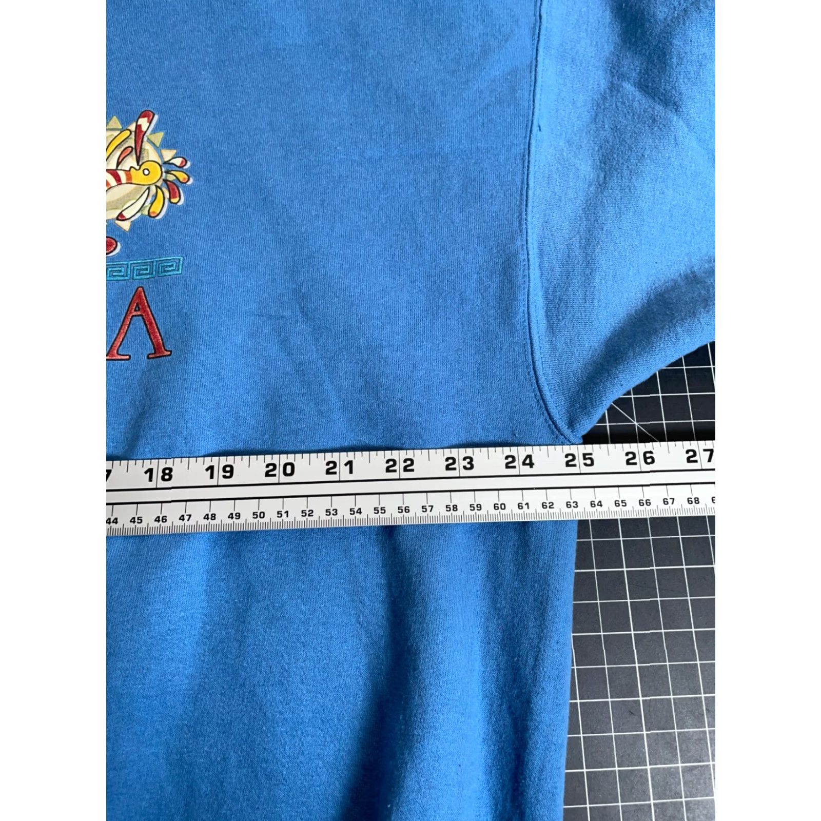 Hanes VTG Yes Arizona Kokopelli Print Sweatshirt Hanes XL Blue Crewneck Tribal Art Size US XL / EU 56 / 4 - 5 Thumbnail