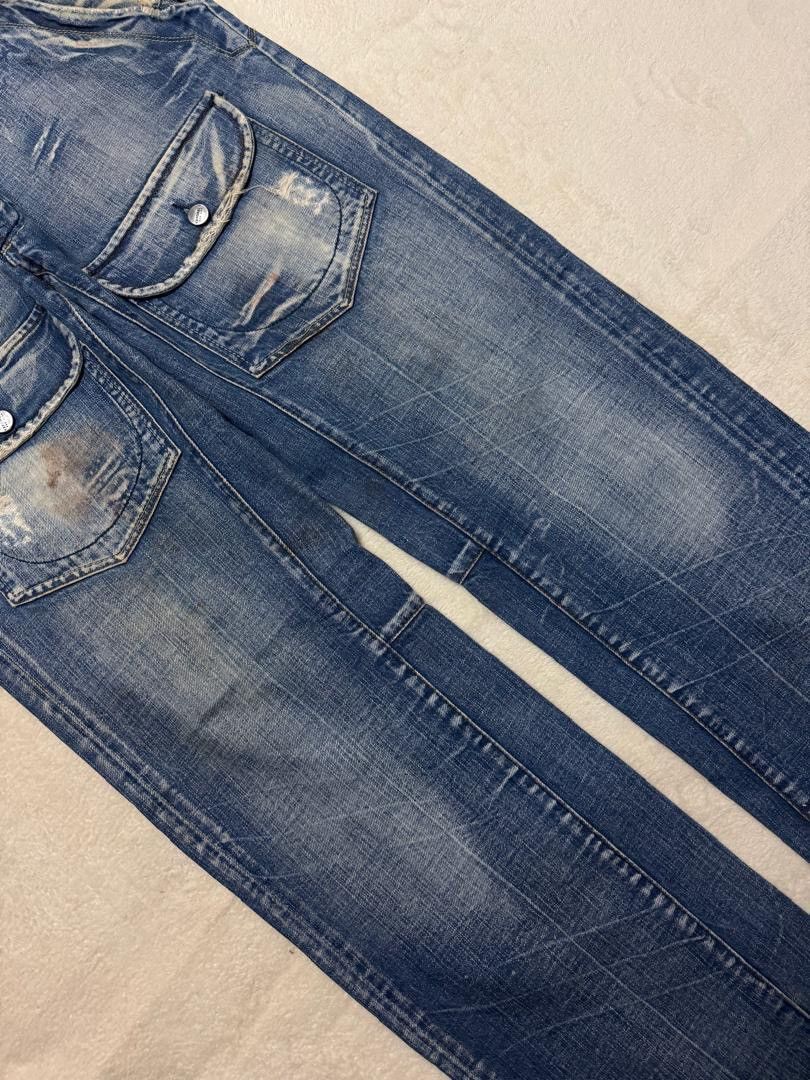 PPFM 💥WIDE💥90's KAPITAL STYLE JAPAN KAPOTAL BUSHPANTS INSANE JEAN Size US 33 - 7 Thumbnail