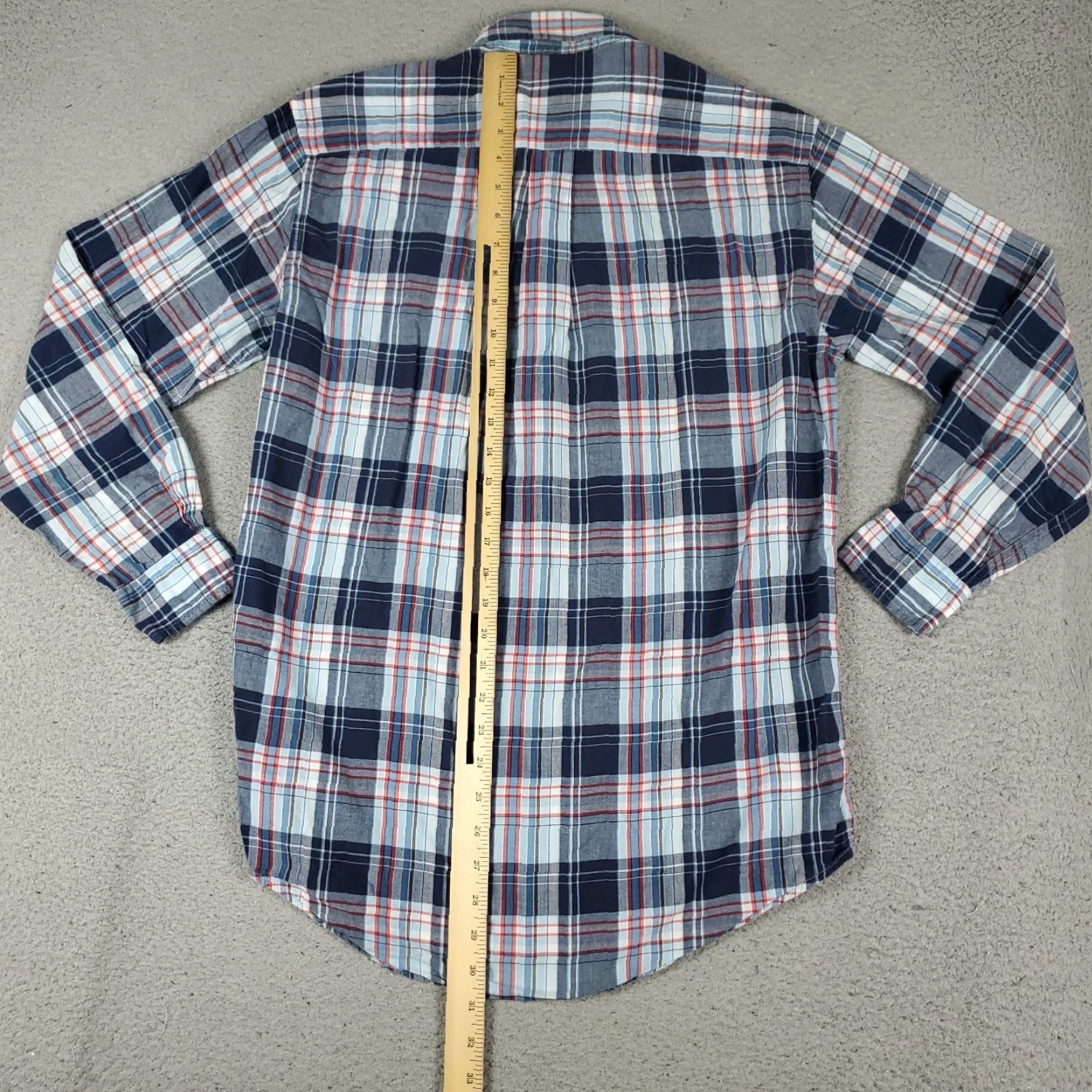 Brooks Brothers Brooks Brothers Shirt Mens Small Blue Plaid Button Up Long Sleeve Size US S / EU 44-46 / 1 - 3 Thumbnail