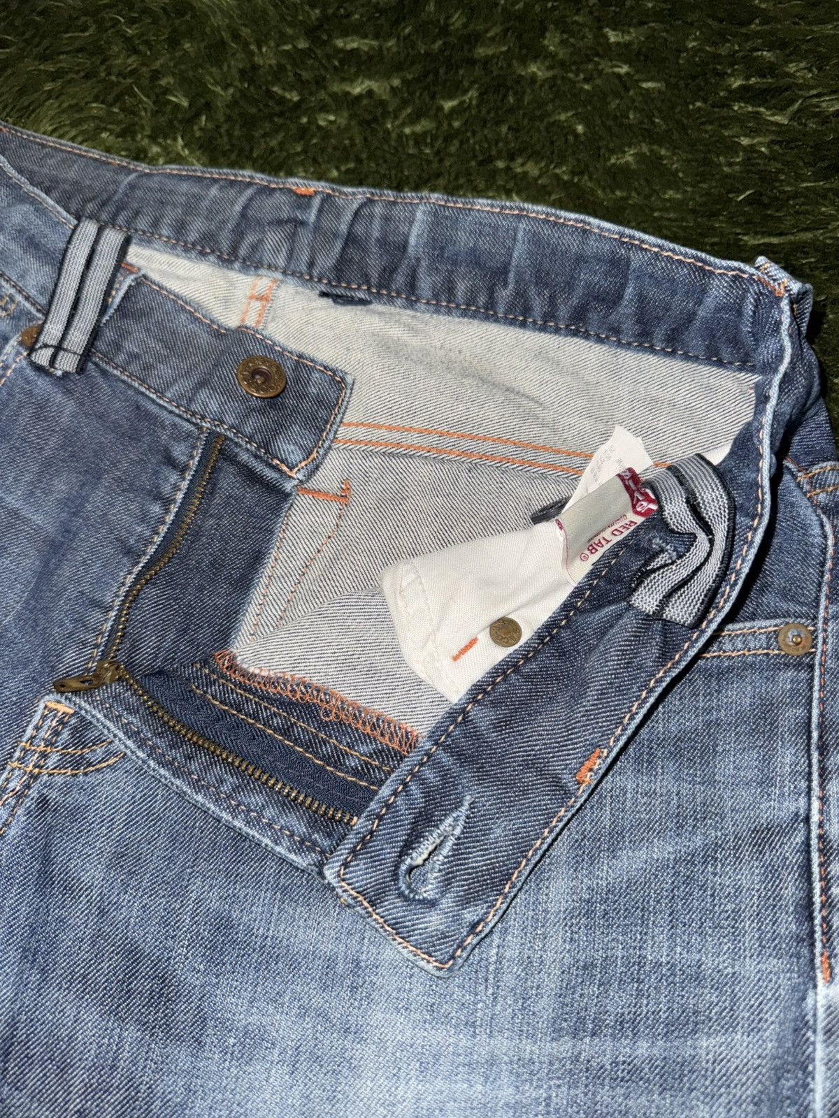 Levi's Levis Red tap cotton blended relaxed fit denim pants indigo Size US 31 - 3 Thumbnail