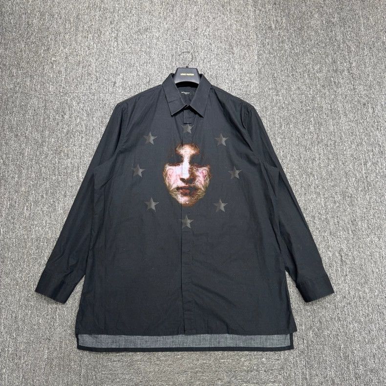 Givenchy Givenchy Madonna Print Long Sleeve Shirt - dmc Size US L / EU 52-54 / 3 - 1 Thumbnail